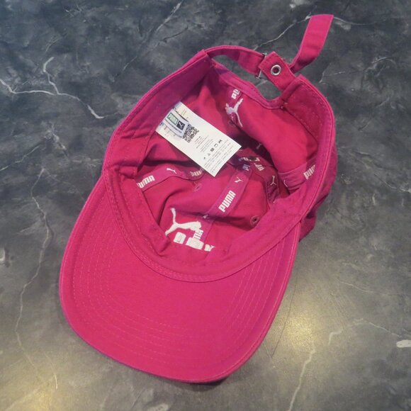 PUMA Adjustable Pink Baseball Cap – Athleisure Style - New Without Tags (B2) - Picture 2 of 3